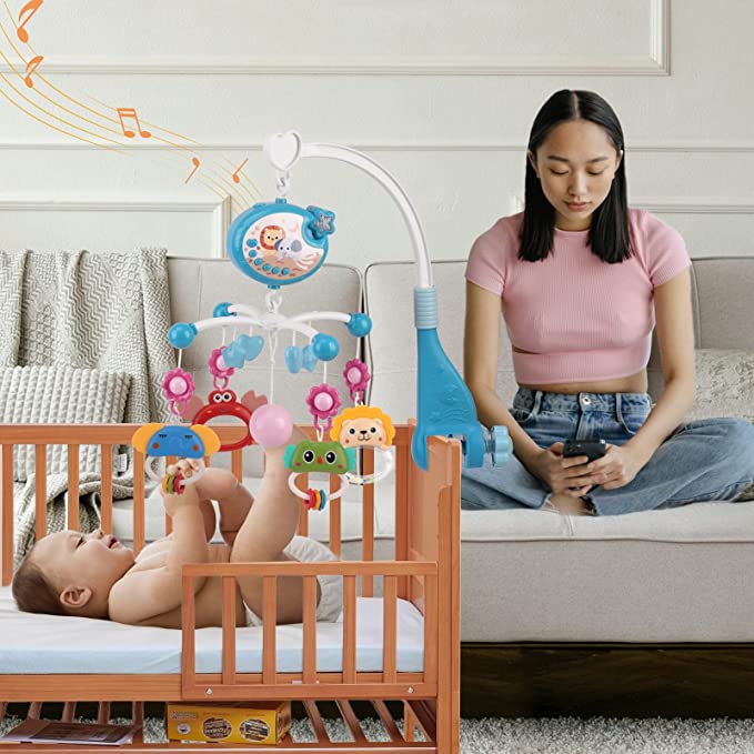 Movil Para Cuna Con Proyector Y Musical Para Bebe
