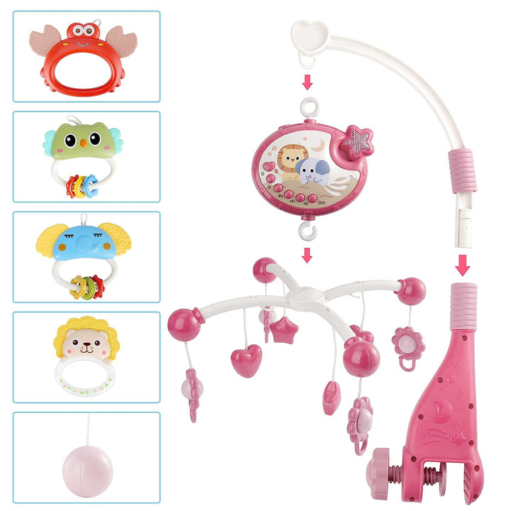 Movil Para Cuna Con Proyector Y Musical Para Bebe