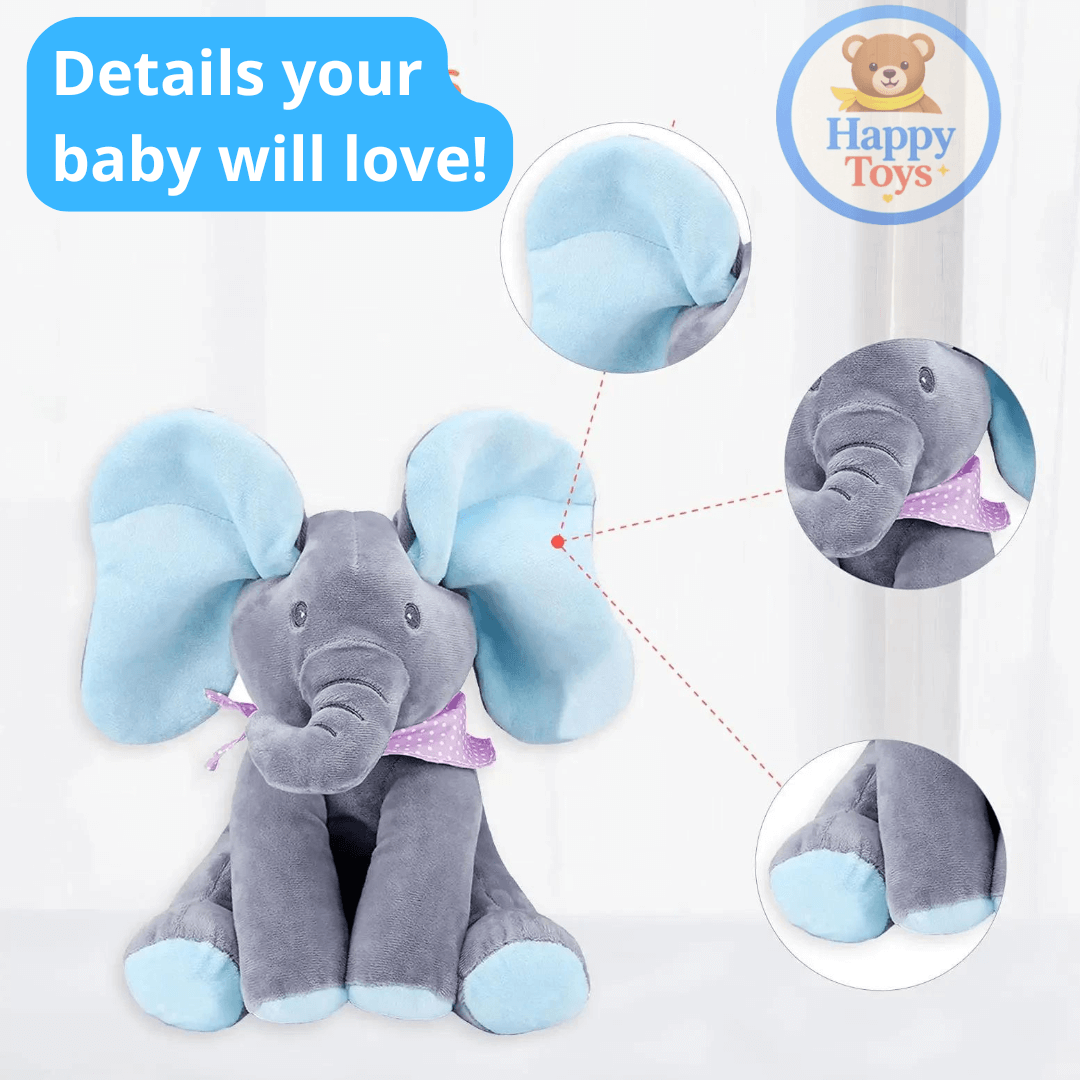 Dumbo - Interactive Elephant Plush - Soft & Safe for Babies