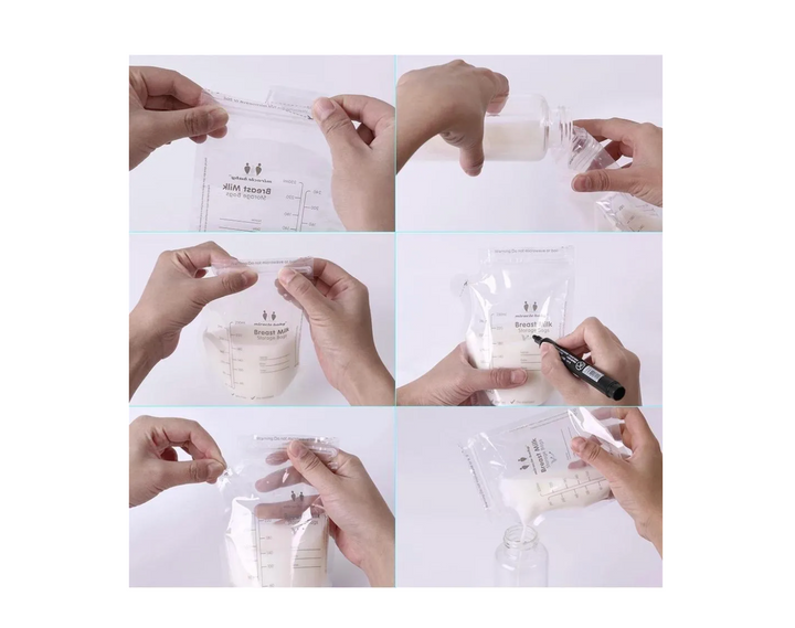 Extractor De Leche Eléctrico Doble + 30 Bolsas Recolectoras