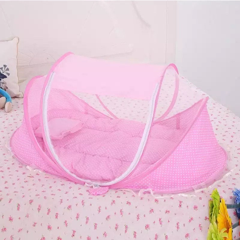 Mosquitero Cuna Portatil Para Bebes Colchonetita Y Almohada