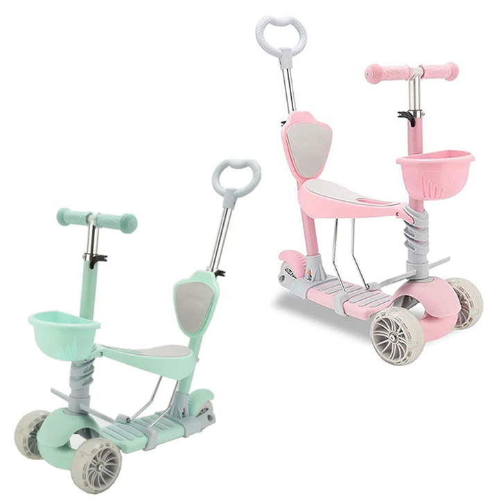 Scooter Patineta 5 En 1 Para Bebes Y Niños Con Descansa pies