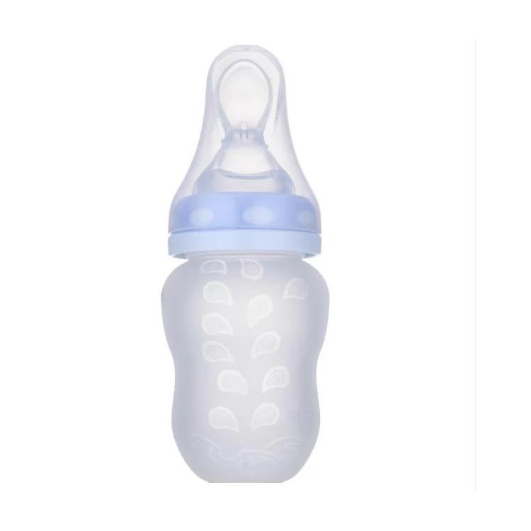 Tetero Biberon Cuchara En Silicona De 6 Oz Varios Alimentos