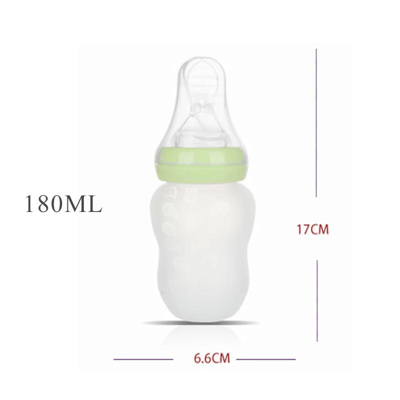 Tetero Biberon Cuchara En Silicona De 6 Oz Varios Alimentos