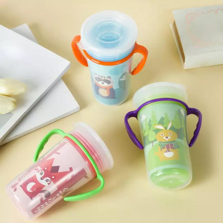 Vaso Mágico Anti-derrame  360 Con Asas Libre Bpa