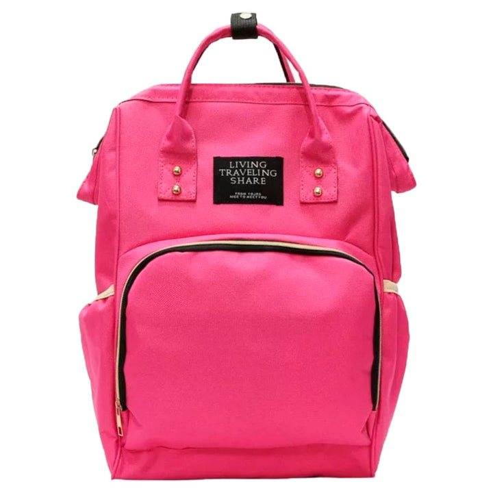 Diaper Backpack with Thermal Bottle Holder