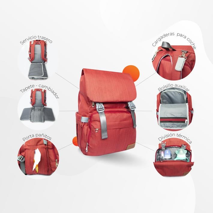 Multi-Purpose Diaper Backpack with Changing Pad