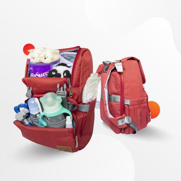 Multi-Purpose Diaper Backpack with Changing Pad