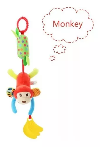 Sonajero Colgante Para Coche O Cuna Con Mordedor De Animales