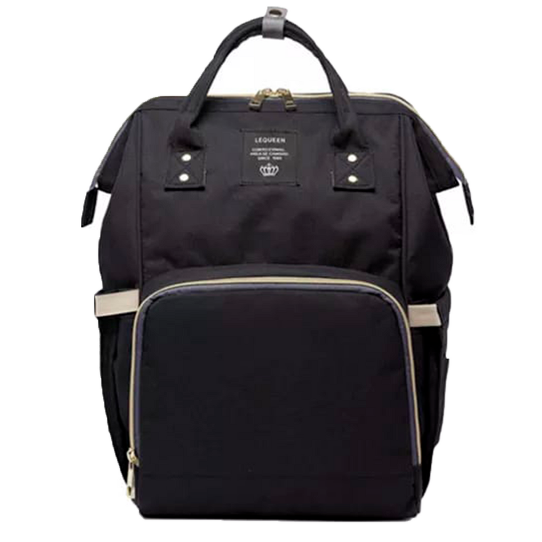 Diaper Backpack with Thermal Bottle Holder