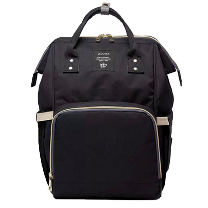 Diaper Backpack with Thermal Bottle Holder