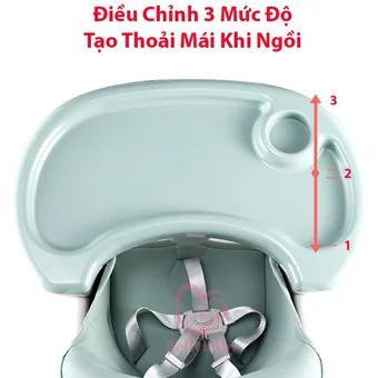 Silla Comedor Para Bebe 3 En 1 - Verde