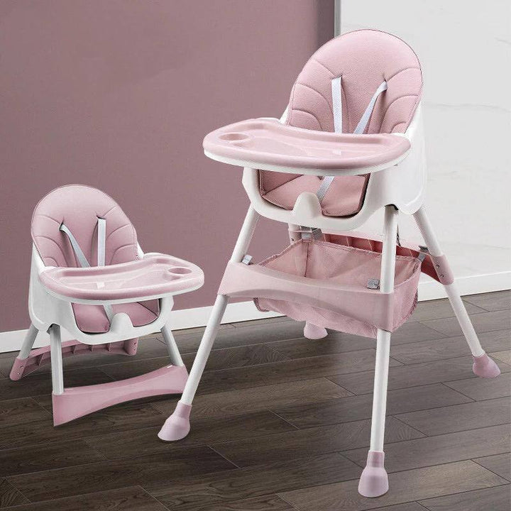 Silla Comedor Para Bebe 3 En 1 - Rosado